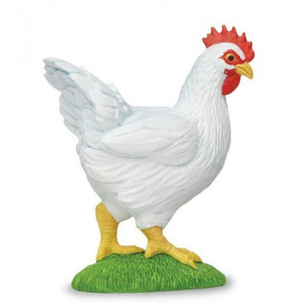 Safari Ltd Safari Farm Collection Chicken Hen Realistic Hand
