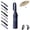 Dark blue, variant on Creative Ring Buckle Windproof Reinforced Umbrella, Automatic Folding Travel Umbrella with Ring Buckle Handle, Compact Rain and Sun Protection Umbrella for All Weather Use,P