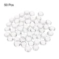 thumbnail image 3 of Uxcell Decorative Flat Glass Marbles 0.47 inch-0.55 inch Rock Vase Filler for Fish Tank Clear 50 Pcs, 3 of 5