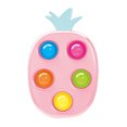 thumbnail image 1 of Juguetes de hoyuelos de frutas para niños, tablero de dedos divertido para bebés con autismo (rosa piña) Likrtyny juguetes de los niños, 1 of 9