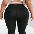 thumbnail image 2 of DEELLEEO Leggings de Sport Cargo Grande Taille pour Femmes, 2 of 6