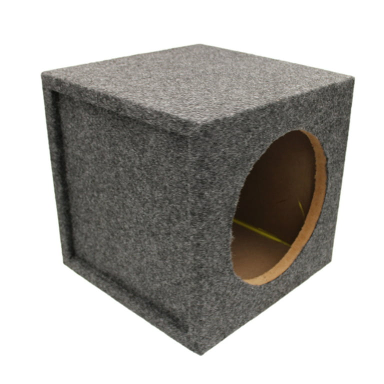 10 Single Sealed Sub Box Subwoofer Enclosure IMC Audio 10 inch Speaker Box