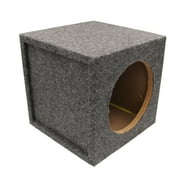 IMC Audio PPS8SS 8" Single Sealed Sub Box Subwoofer Enclosure 8 inch Speaker Box Sub Woofer
