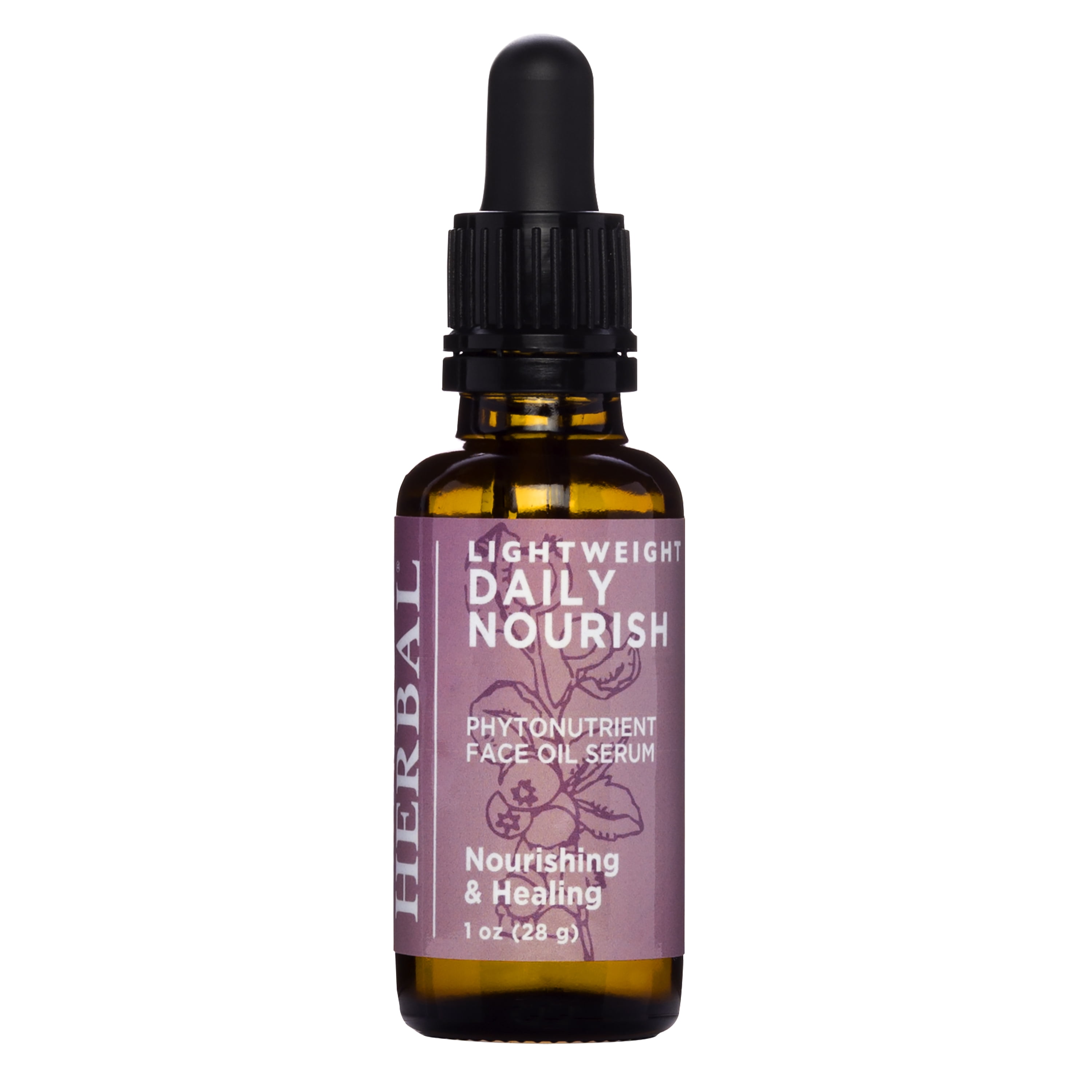 Lightweight Daily Nourish, Unscented Face Oil Serum, Fragrance Free and Ingredient Focused, Ora’s Amazing Herbal, 1 oz