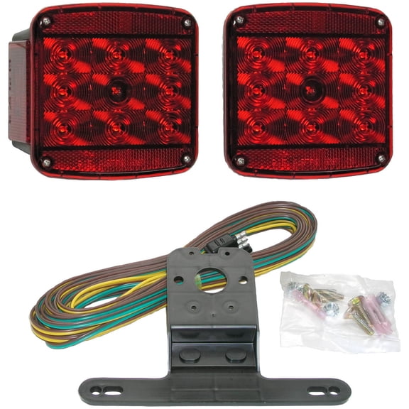 Peterson Manufacturing V941 Under 80 inch Wide Trailer Rear Light Kit