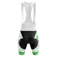 thumbnail image 2 of Thanksgiving Green Wave Bib Shorts - 2XL, 2 of 3
