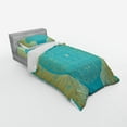 thumbnail image 2 of Ambesonne Mandala Bedding Set 3 Pcs, Vibrant Exotic Motifs, Twin XL, Sky Blue and Yellow, 2 of 2