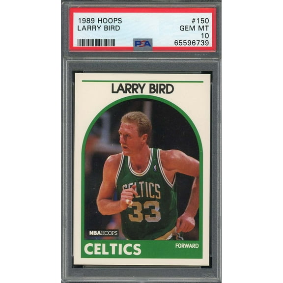 Larry Bird 1989 Hoops Basketball Card #150 Graded PSA 10
