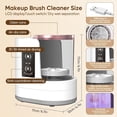 thumbnail image 3 of Electric Makeup Brush Cleaner 3-in-1 Automatic Brush Cleaning Machine, Dual-Direction Cleaning, Adjustable Drying, Fits All Brush Sizes, Efficient & Quick (Upgraded 2026 Edition), 3 of 8