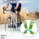 thumbnail image 2 of Calcetines de ciclismo Unique Bargains, transpirables, absorbentes de sudor, desodorantes, anti-fricción, negros y verdes, tamaño L., 2 of 6