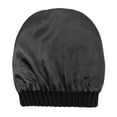 thumbnail image 2 of Zando Winter Satin Lined Beanie Hats for Women Men Soft Stretch Cable Knit Beanie Warm Slouchy Beanie Hat Black, 2 of 7