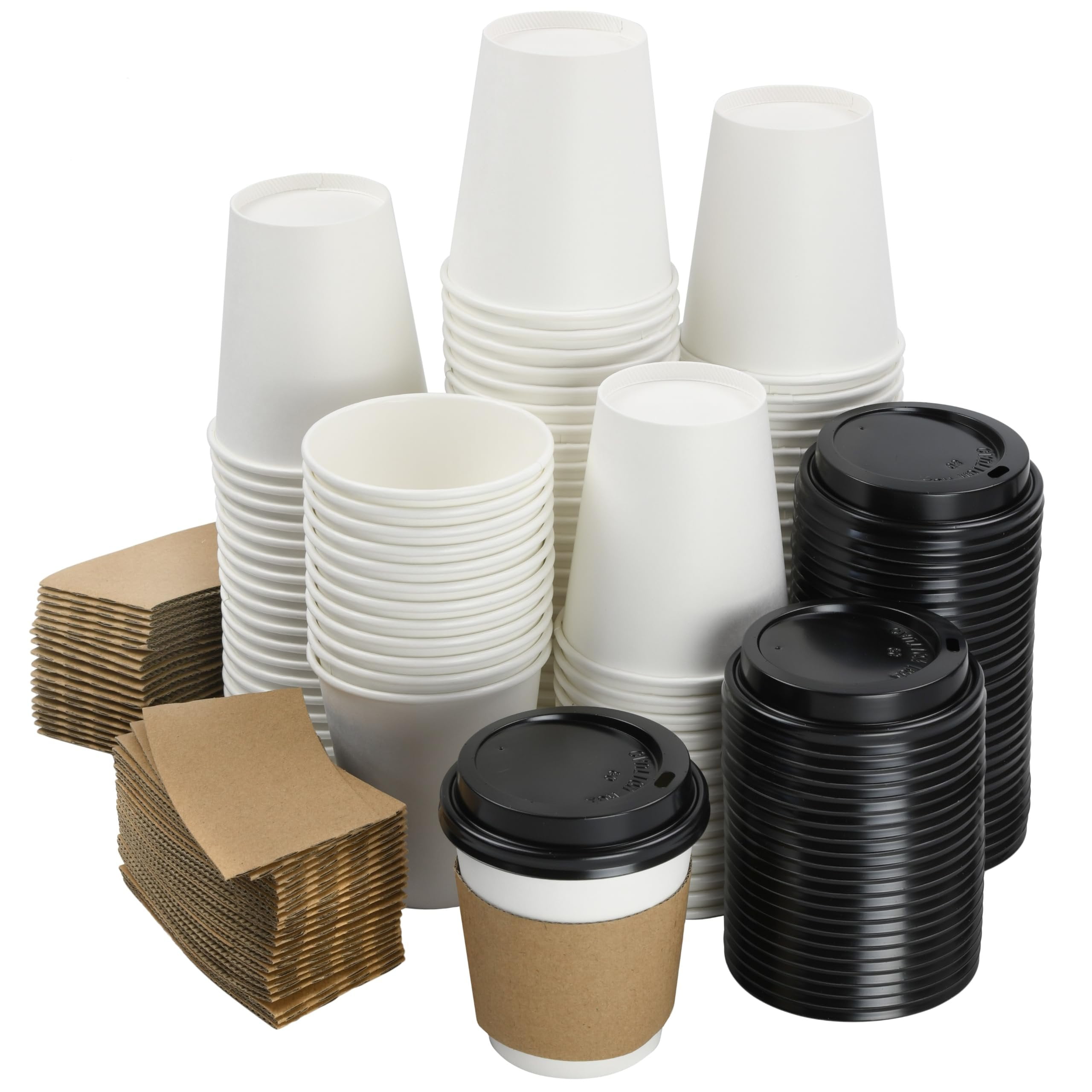 Dixie To Go Disposable Paper Cups and Lids, 14 Count, 12 Ounce Coffee Cups;  Designs May Vary - Pack of 2 - Walmart.com