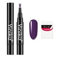 thumbnail image 1 of DPTALR Lazy Nail Polish Gel Manicure Pen Easy To Use In With Shiny Bright For Nail Art Design 18 Solid Colors 5ml, 1 of 1