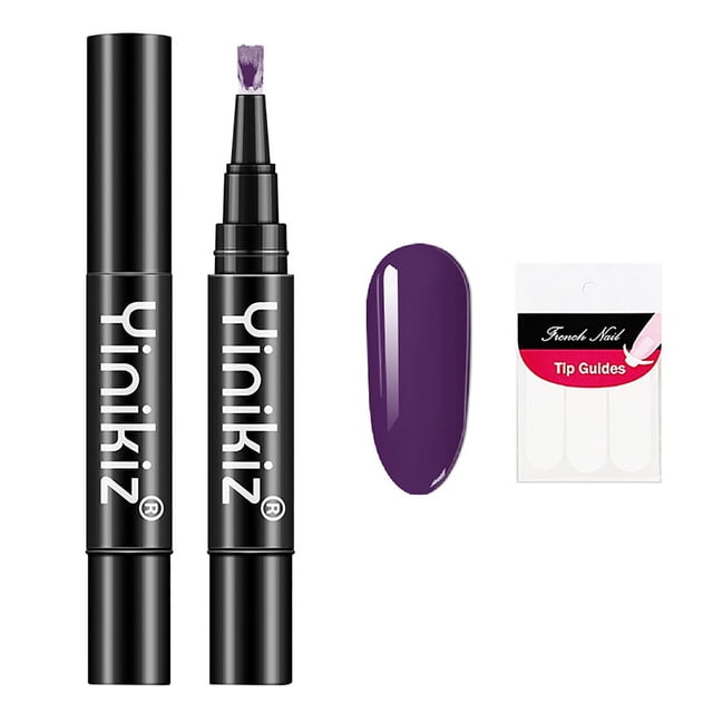 DPTALR Lazy Nail Polish Gel Manicure Pen Easy To Use In With Shiny Bright For Nail Art Design 18 Solid Colors 5ml