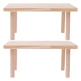 thumbnail image 1 of 2pcs Wooden Hamster Platform Toys Creative Playing Platforms for Hamster Cage, 1 of 7
