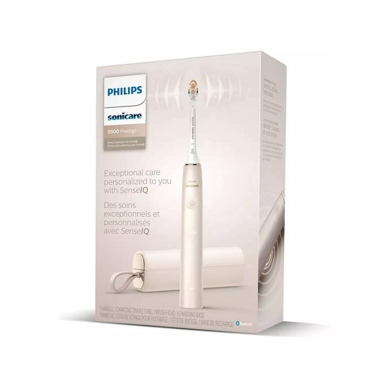 Philips Sonicare DiamondClean Prestige 9900 Rechargeable Electric Toothbrush with SenseIQ, Champagne HX9990/11 Philips Sonicare DiamondClean Prestige 9900 Rechargeable Electric Toothbrush with SenseIQ, Champagne HX9990/11