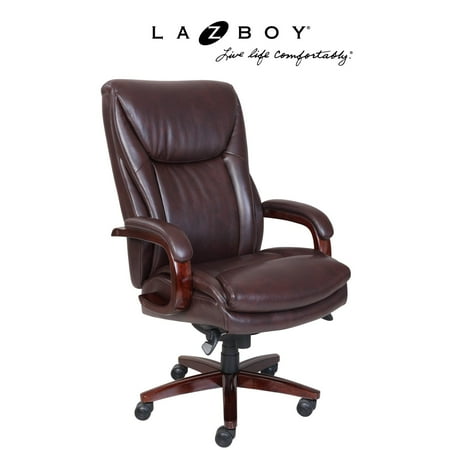 La Z Boy Edmonton Big And Tall Executive Office Chair Coffee