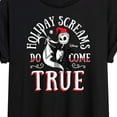 thumbnail image 3 of The Nightmare Before Christmas - Holiday Screams Come True - Juniors Ideal Flowy Muscle T-Shirt, 3 of 5