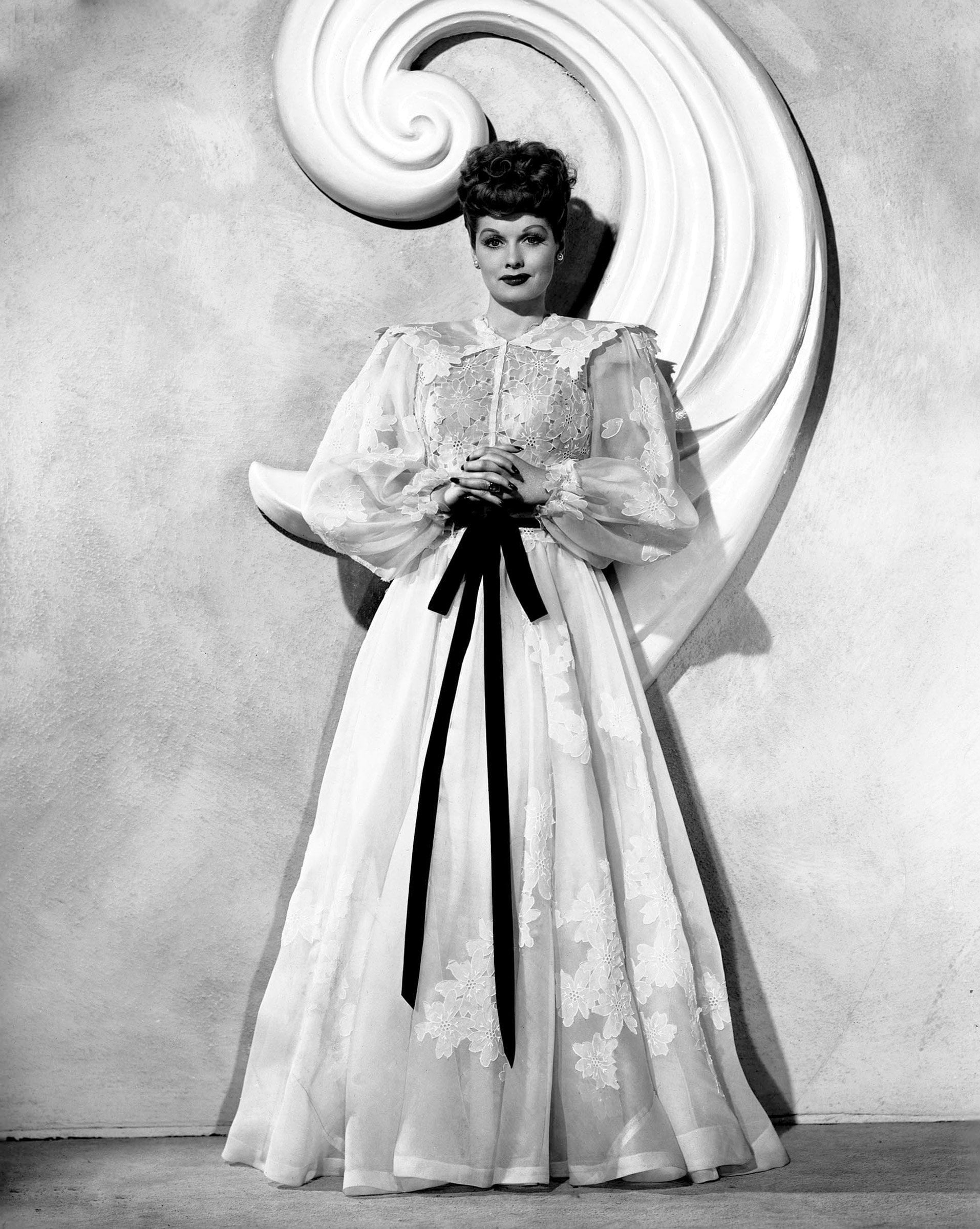 Acrylic Face Mounted Prints Lucille Lucy Ball White Dress Ho
