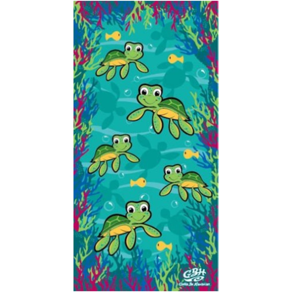 Hawaiian Beach Towel Baby Turtle