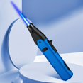 thumbnail image 3 of Butane Torch With Fuel Gauge, Refillable Kitchen Torch Lighter With Safety Lock And Adjustable Flame, One-handed Operation Blow Torch ForBBQ(Butane Gas Is Not Included), 3 of 5