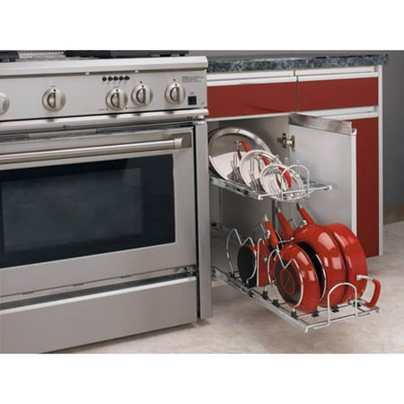 Rev-A-Shelf 5CW2-1222-CR 12-Inch 2-Tier Pots and Pans ...