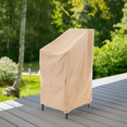 thumbnail image 4 of WJ-X3 Waterproof Patio Outdoor Stackable Chair Covers, 28"W x 36"D x 45"H, Beige, 4 of 8