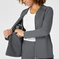thumbnail image 4 of Wink Knits and Layers Women's Fleece Full Zip Jacket, Pewter, M, 4 of 9