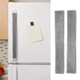 thumbnail image 1 of RUNROTOO 2Pcs Fridge Handle Covering Cotton Grey Anti-static Fingerprint Resistant Kitchen Use, 1 of 8