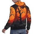thumbnail image 6 of Daiia Yellow Castle Sunset Tree for Men's Fashion Hoodies & Sweatshirts with Kangaroo Pocket Hooded Sweatshirt Breathable & Moisture Wicking-3X-Large, 6 of 7