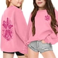 thumbnail image 2 of Chandails à Capuchon & Chandails en Molleton pour Filles - Mode Décontractée Imprimée à Manches Longues pour Filles - Vêtements de Sport Élégants pour un Usage Quotidien, 2 of 7