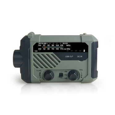 Portable Multi-Function Emergency Solar Radio, Hand Crank Outdoor Charger With Multi-Band Reception, Solar Powered For Disaster Preparedness And Survival Equipment ,Easy to Use