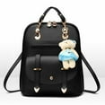 thumbnail image 2 of KVPLBQFD Black Backpack Purse Womens Backpack Travel Computer Backpack Middle School Backpack Small Mens Backpack Womans Backpack Bags for Women, Black One Size, 2 of 9