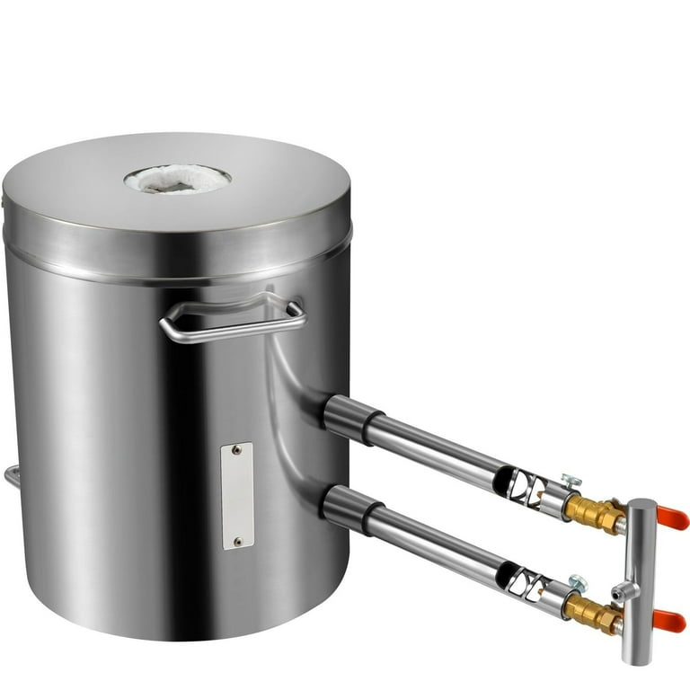 BENTISM 12KG Propane Smelting Furnace Kit, 2700℉ Melting Propane Furnace  with Double Burners