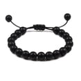 thumbnail image 1 of Xingzhi Unisex Natural Gemstones Bracelet Gift Idea With Stackable Collection Black matte 1Set, 1 of 6