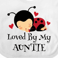 thumbnail image 4 of Inktastic Loved by My Auntie Ladybug Boys or Girls Baby Bib, 4 of 4