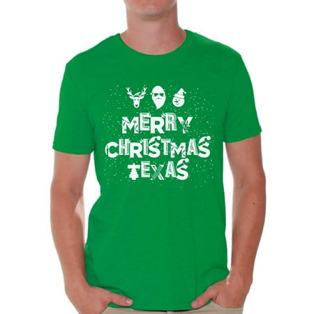 Merry Christmas Y'all Shirt Texas Awkward Styles Merry Christmas Texas Shirt Christmas Tshirts for Men Texas Shirts Men's Holiday Tee Merry Christmas Shirt Christmas Holiday Top Texas Love Shirt Texan Xmas Gift Texan Christmas Outfit ()