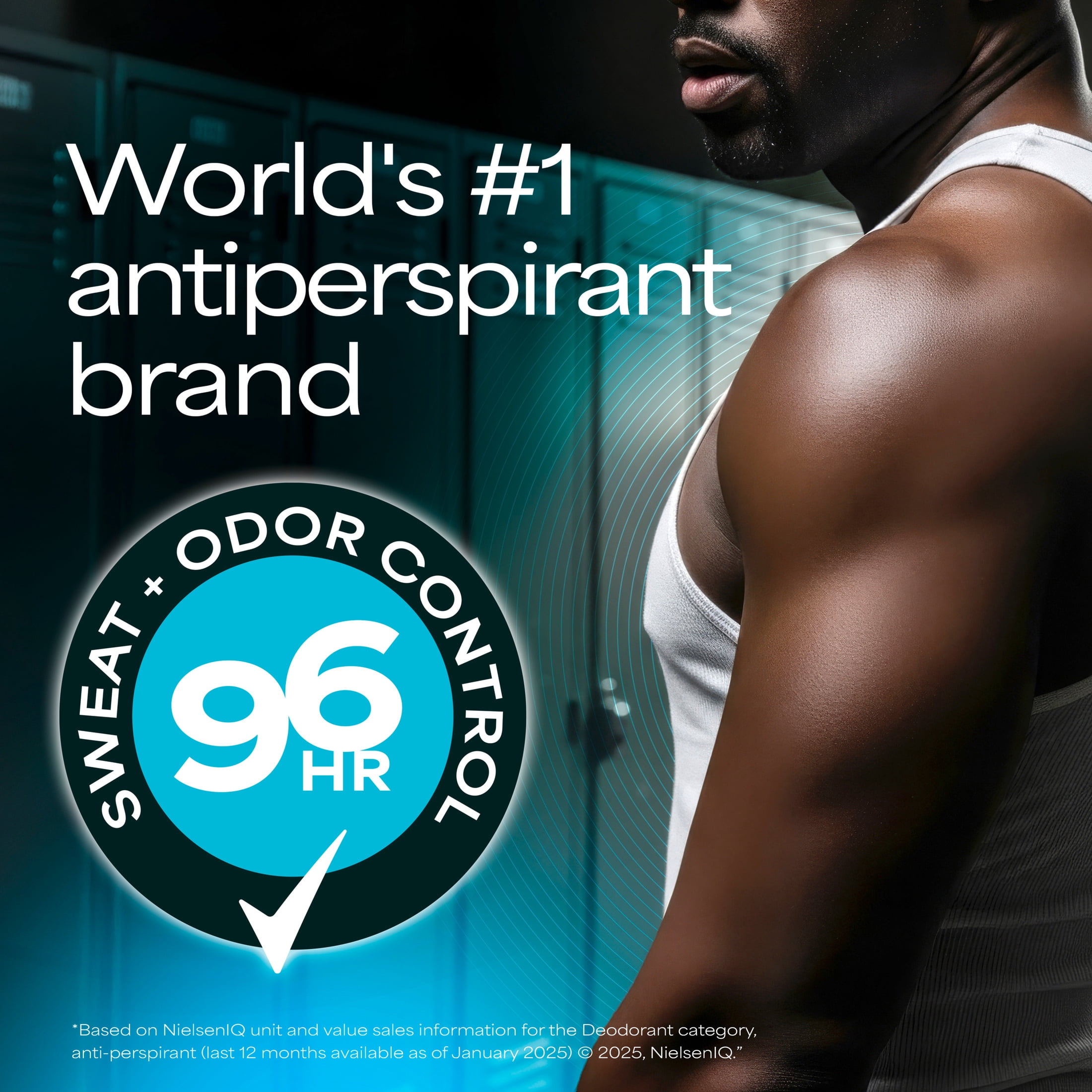 Degree Clinical Strength Antiperspirant Deodorant 96-Hour Sweat and Odor Protection Cool Rush Invisible Solid 5x Types of Sweat, 1.6 oz