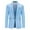 Sky Blue, variant on Mens Blazers Slim Fit Business Casual Men Sport Coat One Button Travel Blazer Lightweight Suit Jacket