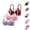 Red, variant on 3 Pack Wireless Push Up Bras for Women Lightweight Breathable Lifting Bras for Sagging Breasts Bralettes Everyday Bra