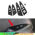 thumbnail image 2 of Cubierta de fibra de carbono para reposabrazos de puerta y ventana de coche, cubierta de Panel de interruptores, pegatina embellecedora para Sportage Nq5 2021 20, 2 of 5