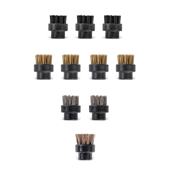 Set de 10 Cepillos Pequeños para Limpiador a Vapor Dupray