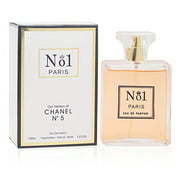 NO1 PARIS Version of CHANEL NO.5 EDP Perfume for Women,  3.4  Oz