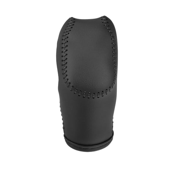 Unique Bargains Gear Shift Knob Cover for Buick Encore 16-17 with Black Stitches Transmission Shifter Boot Lever Cover