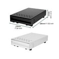 thumbnail image 4 of Caja para posos de café Naiovety acero inoxidable tipo cajonera blanco, 4 of 6
