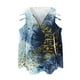 thumbnail image 5 of Camiseta suelta estampada a la moda para mujer Blusa de manga larga con cuello en V Tops casuales Pompotops  FGAJ14779, 5 of 6