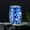 Blue#2, variant on Metal Pet Urn Engraved Dog Paw Memorial Pet Urn Funeral Small Animals Cats Urns