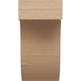 thumbnail image 2 of 5"W x 5"D x 10"H Wide Del Monte Rough Cedar Woodgrain TimberThane Corbel, Primed Tan, 2 of 6