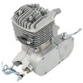 thumbnail image 3 of Motor De Bicicleta, Motor Plateado De 2 Tiempos De Bajo Ruido Para Motor Eléctrico De 80 Cc, 3 of 8