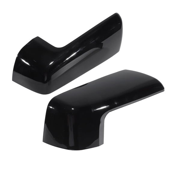 Gloss Black Clip-On Replacement Mirror Cap Covers for Chevrolet Silverado 1500 for GMC Sierra 1500 2019-2025 Mirror Cover LH & RH Side Door Exterior Rearview Mirror Cap Trim